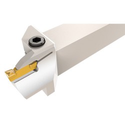 Portaherramientas de plaquitas intercambiables para planeado ranurado/torneado frontal