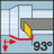 Plaq. Int. Rómbica de 55º, Áng. Posición 93º, En Retroceso